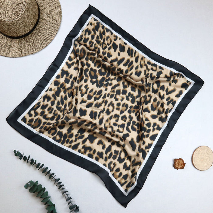 Jewelry WholesaleWholesale Imitation Silk Leopard Print Silk Scarf JDC-SS-RCheng001 Silk Scarf 瑞诚 %variant_option1% %variant_option2% %variant_option3%  Factory Price JoyasDeChina Joyas De China