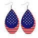 Jewelry WholesaleWholesale Independence Day Flag Baseball Printed PU Leather Earrings JDC-ES-Chengy013 Earrings Chengy %variant_option1% %variant_option2% %variant_option3%  Factory Price JoyasDeChina Joyas De China