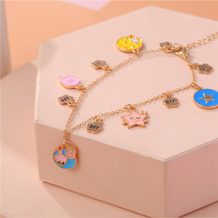 Wholesale Bracelet Alloy Kids Cute Cartoon JDC-BT-ZhuoM008