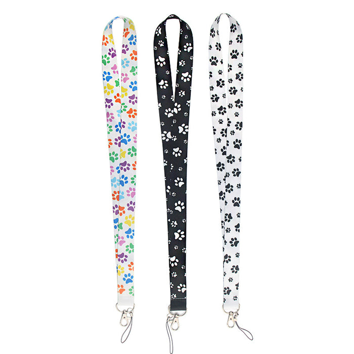 Wholesale keychain cloth rope dog paw cartoon mobile phone rope MOQ≥5 JDC-KC-QingT007