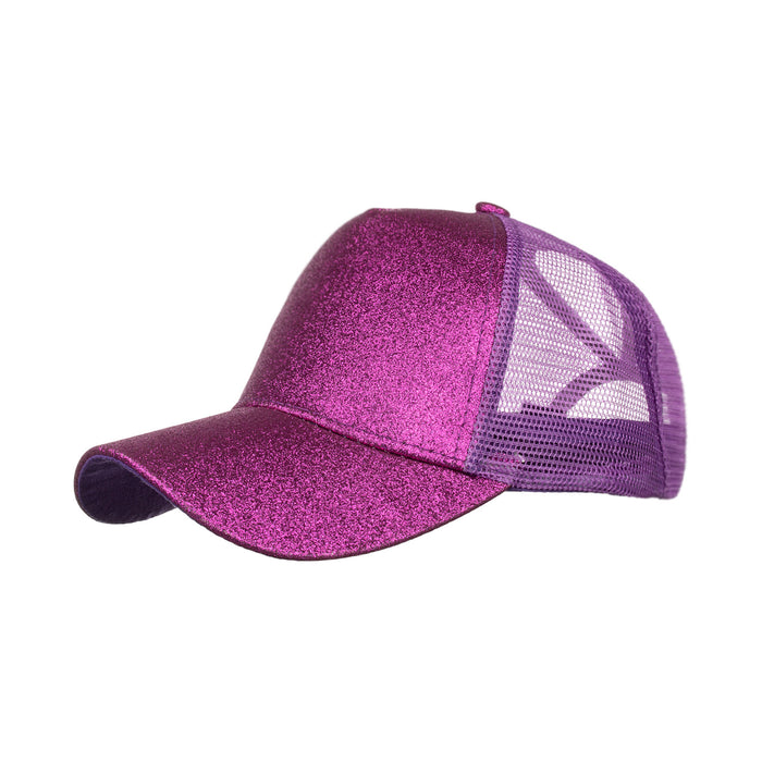 Jewelry WholesaleWholesale Multicolor Glitter Ponytail Baseball Cap JDC-FH-ZMei006 Fashionhat 众美 %variant_option1% %variant_option2% %variant_option3%  Factory Price JoyasDeChina Joyas De China