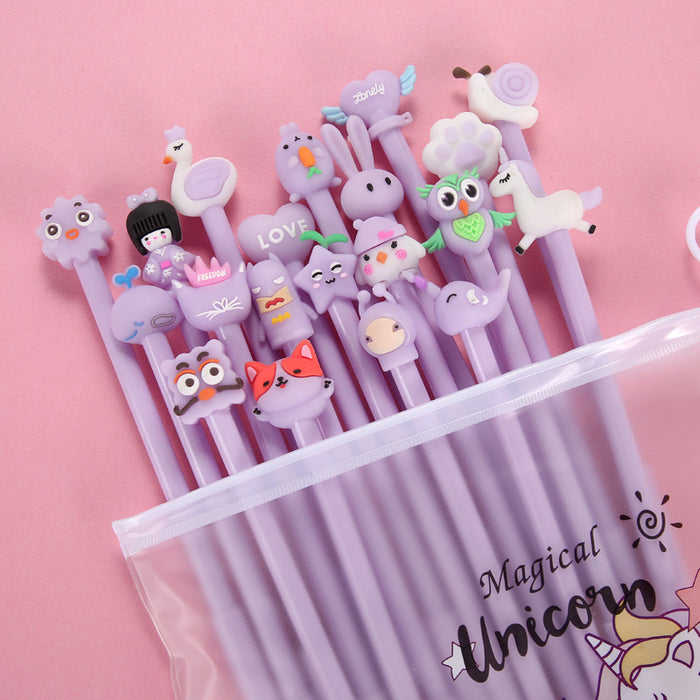 Jewelry WholesaleWholesale Daimeng cartoon pen 30 neutral pen set JDC-BP-HWJ004 Ballpoint pen 好文聚 %variant_option1% %variant_option2% %variant_option3%  Factory Price JoyasDeChina Joyas De China