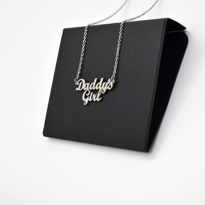 Wholesale Daddy's Girl Father's Day Stainless Steel Necklace JDC-NE-HaiBai001