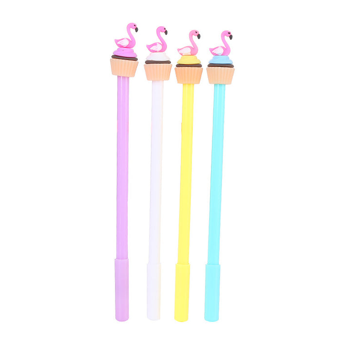 Jewelry WholesaleWholesale Flamingo Ice Cream Silicone Plastic Ballpoint Pen JDC-BP-Liuj006 Ballpoint Pen 柳锦 %variant_option1% %variant_option2% %variant_option3%  Factory Price JoyasDeChina Joyas De China