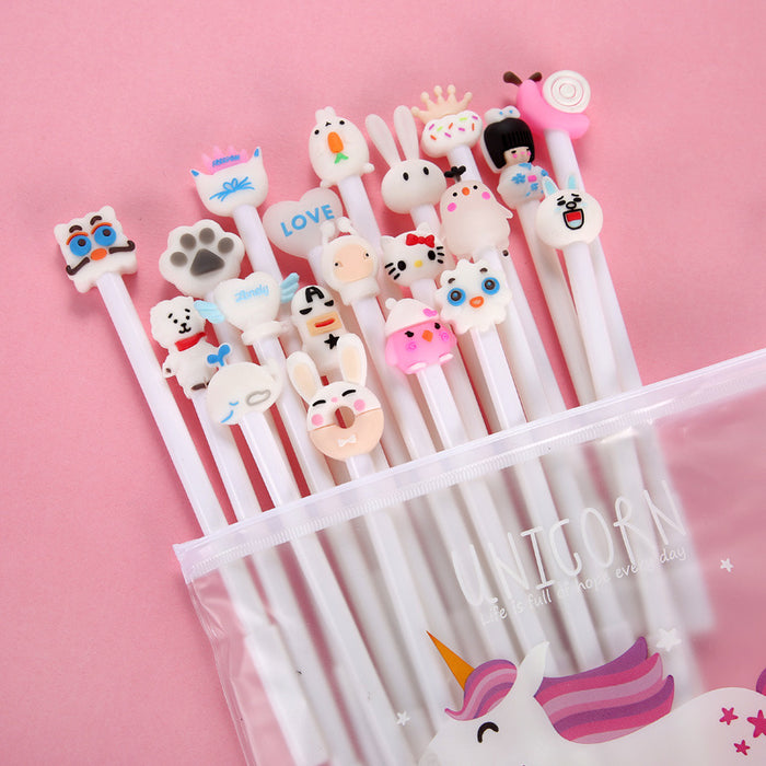 Jewelry WholesaleWholesale Daimeng cartoon pen 30 neutral pen set JDC-BP-HWJ004 Ballpoint pen 好文聚 %variant_option1% %variant_option2% %variant_option3%  Factory Price JoyasDeChina Joyas De China