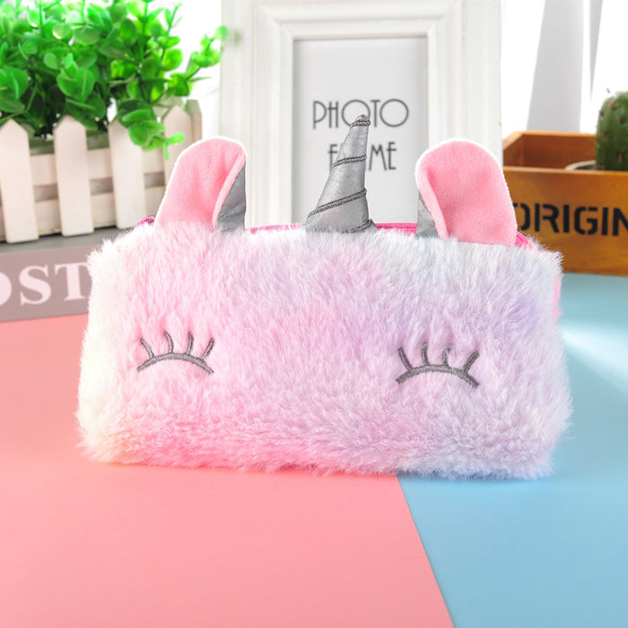 Wholesale Plush Cartoon Pencil Bag JDC-PB-RJ001