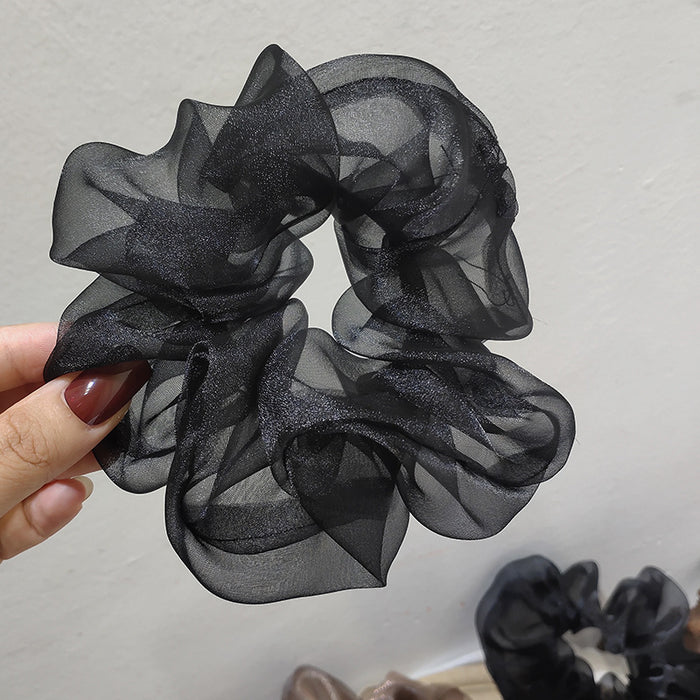 Wholesale Hair Scrunchies Fabric Pearly Temperament Elegant JDC-HS-TOC009