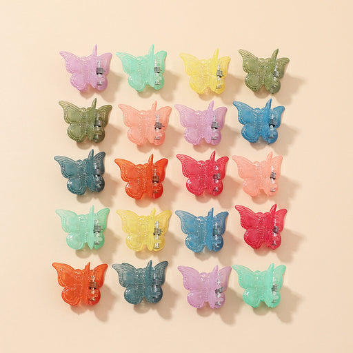 Jewelry WholesaleWholesale Candy Color Butterfly Acrylic Alloy Hair Clip JDC-HC-Moduo001 Hair Clips 摩多 %variant_option1% %variant_option2% %variant_option3%  Factory Price JoyasDeChina Joyas De China