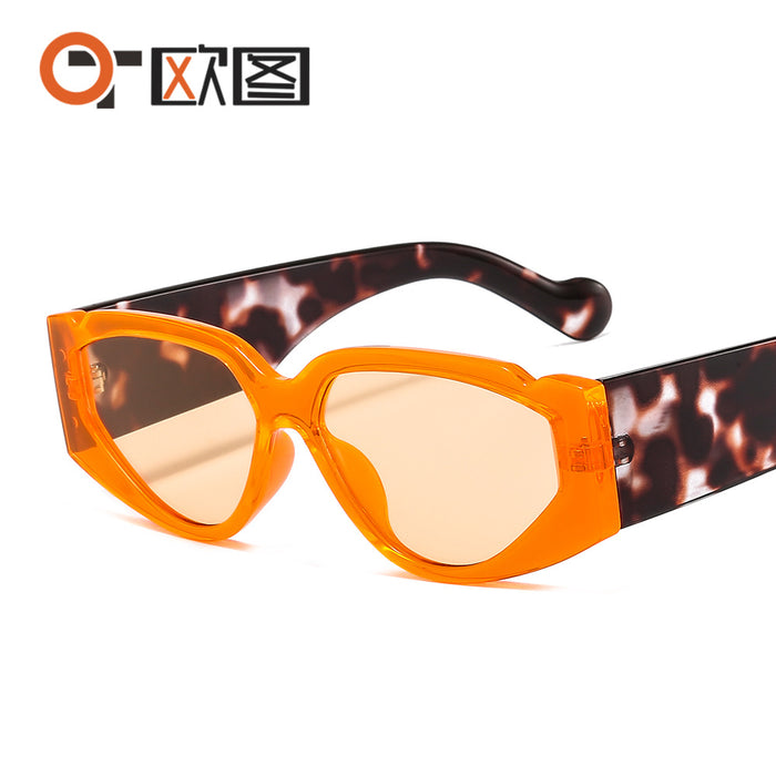 Jewelry WholesaleWholesale PC Color Plastic Fashion Leopard Sunglasses JDC-SG-OuT002 Sunglasses 欧图 %variant_option1% %variant_option2% %variant_option3%  Factory Price JoyasDeChina Joyas De China