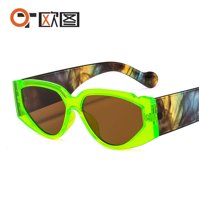 Jewelry WholesaleWholesale PC Color Plastic Fashion Leopard Sunglasses JDC-SG-OuT002 Sunglasses 欧图 %variant_option1% %variant_option2% %variant_option3%  Factory Price JoyasDeChina Joyas De China