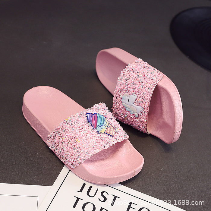 Jewelry WholesaleWholesale popular cartoon children and girls sandals and slippers JDC-SP-YiK001 Slippers 宜康 %variant_option1% %variant_option2% %variant_option3%  Factory Price JoyasDeChina Joyas De China