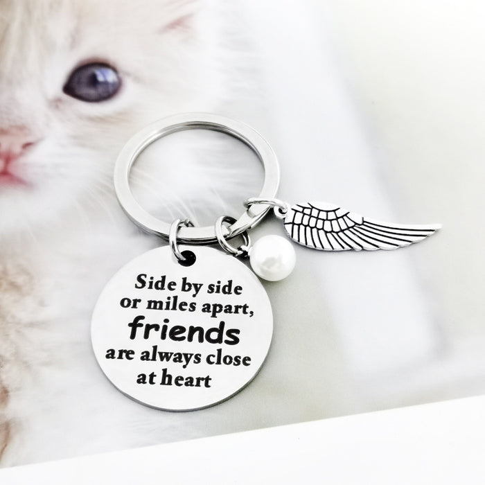 Jewelry WholesaleWholesale Best Friends Titanium Steel Keychain MOQ≥2 JDC-KC-JGang001 Keychains 金刚 %variant_option1% %variant_option2% %variant_option3%  Factory Price JoyasDeChina Joyas De China