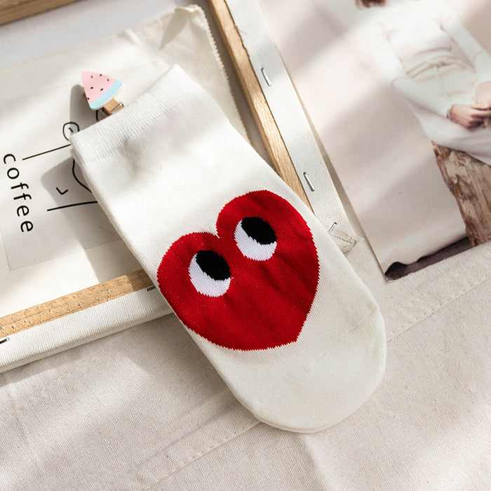 Wholesale socks women cute cartoon straight socks JDC-SK-CYu003