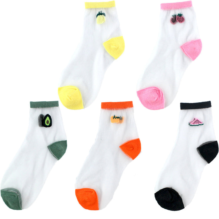 Jewelry WholesaleWholesale colorful fruit crystal socks glass silk JDC-SK-KaF061 Sock 咖范 %variant_option1% %variant_option2% %variant_option3%  Factory Price JoyasDeChina Joyas De China