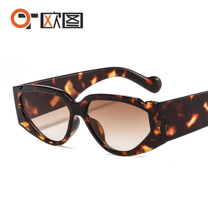 Jewelry WholesaleWholesale PC Color Plastic Fashion Leopard Sunglasses JDC-SG-OuT002 Sunglasses 欧图 %variant_option1% %variant_option2% %variant_option3%  Factory Price JoyasDeChina Joyas De China