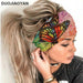 Jewelry WholesaleWholesale Stretch Color Big Butterfly Print Sports Wide Hairband Absorb Sweat MOQ≥3 JDC-HD-Jiaoy004 Headband 多娇艳 %variant_option1% %variant_option2% %variant_option3%  Factory Price JoyasDeChina Joyas De China