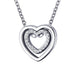 Jewelry WholesaleWholesale full diamond cutout crystal double love necklace JDC-NE-D030 Necklaces 晴雯 %variant_option1% %variant_option2% %variant_option3%  Factory Price JoyasDeChina Joyas De China