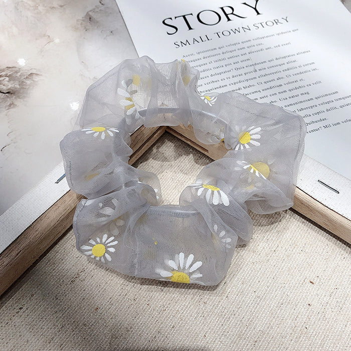 Jewelry WholesaleWholesale release rubber band colorful daisy hair ring JDC-HS-H420 Hair Scrunchies 妙德 %variant_option1% %variant_option2% %variant_option3%  Factory Price JoyasDeChina Joyas De China