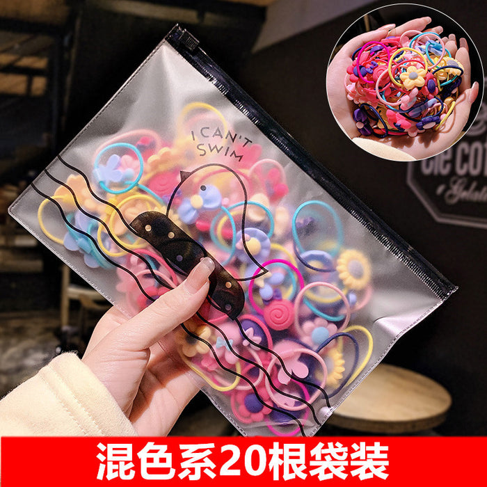 Jewelry WholesaleWholesale children flower hair rope JDC-HS-XiY001 Hair Scrunchies 昕越 %variant_option1% %variant_option2% %variant_option3%  Factory Price JoyasDeChina Joyas De China