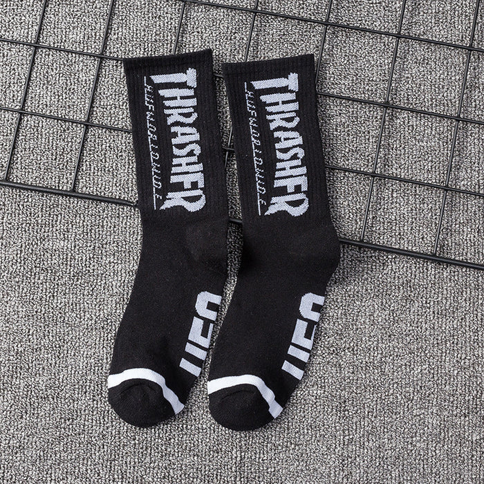 Jewelry WholesaleWholesale cotton men's and women's mid-length hip hop sports socks JDC-SK-RaoX001 Sock 饶兴 %variant_option1% %variant_option2% %variant_option3%  Factory Price JoyasDeChina Joyas De China