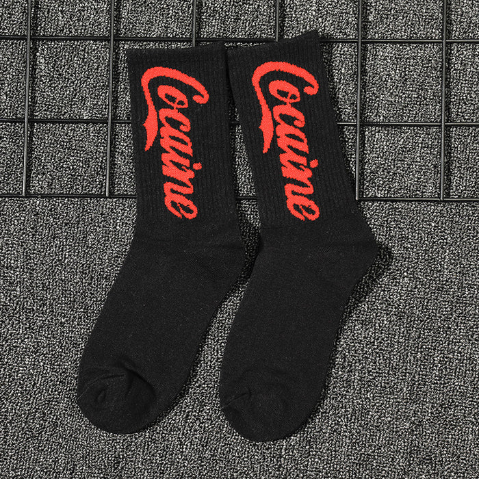 Jewelry WholesaleWholesale cotton men's and women's mid-length hip hop sports socks JDC-SK-RaoX002 Sock 饶兴 %variant_option1% %variant_option2% %variant_option3%  Factory Price JoyasDeChina Joyas De China