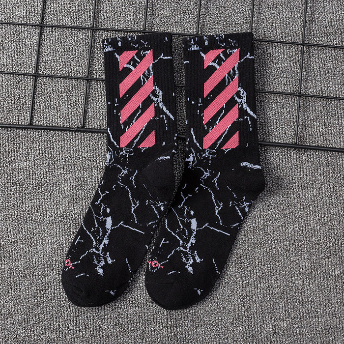 Jewelry WholesaleWholesale cotton men's and women's mid-length hip hop sports socks JDC-SK-RaoX001 Sock 饶兴 %variant_option1% %variant_option2% %variant_option3%  Factory Price JoyasDeChina Joyas De China