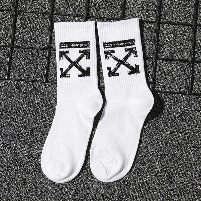 Jewelry WholesaleWholesale cotton men's and women's mid-length hip hop sports socks JDC-SK-RaoX002 Sock 饶兴 %variant_option1% %variant_option2% %variant_option3%  Factory Price JoyasDeChina Joyas De China