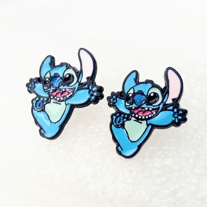 Wholesale Earrings Cartoon Anime Stud Earrings JDC-ES-QingT002