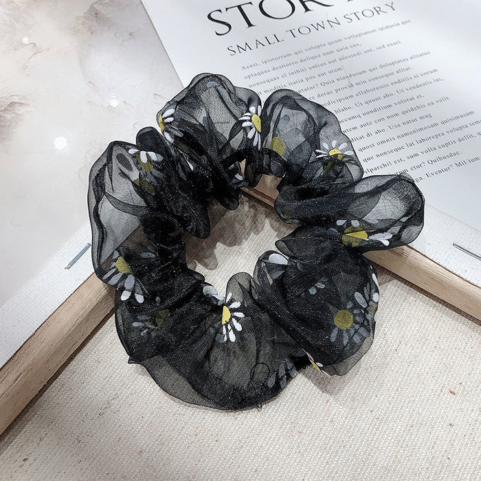 Jewelry WholesaleWholesale release rubber band colorful daisy hair ring JDC-HS-H420 Hair Scrunchies 妙德 %variant_option1% %variant_option2% %variant_option3%  Factory Price JoyasDeChina Joyas De China