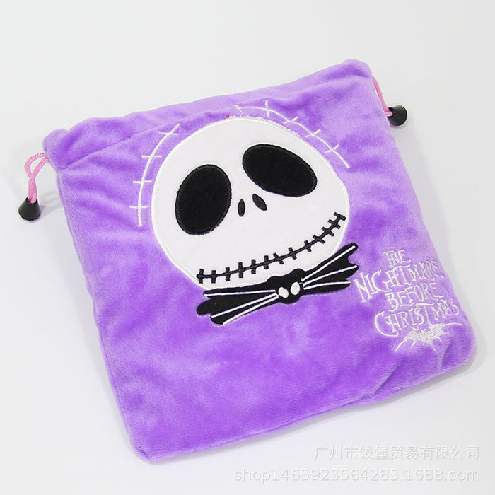 Wholesale Storage Bag Plush Cartoon Drawstring Halloween MOQ3 JDC-SB-rongb001