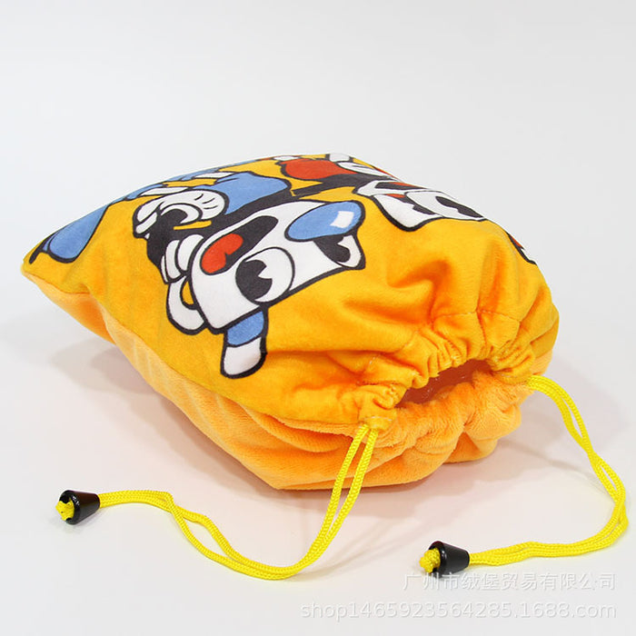 Wholesale Storage Bag Plush Cartoon Drawstring Halloween MOQ3 JDC-SB-rongb001