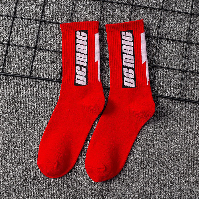 Jewelry WholesaleWholesale cotton men's and women's mid-length hip hop sports socks JDC-SK-RaoX001 Sock 饶兴 %variant_option1% %variant_option2% %variant_option3%  Factory Price JoyasDeChina Joyas De China