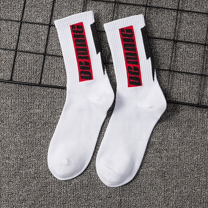 Jewelry WholesaleWholesale cotton men's and women's mid-length hip hop sports socks JDC-SK-RaoX001 Sock 饶兴 %variant_option1% %variant_option2% %variant_option3%  Factory Price JoyasDeChina Joyas De China