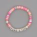 Jewelry WholesaleWholesale Letters Beach Style Natural Gorgeous Pearl Colorful Soft Pottery Bracelet JDC-BT-JBH003 Bracelet 怪我咯 %variant_option1% %variant_option2% %variant_option3%  Factory Price JoyasDeChina Joyas De China