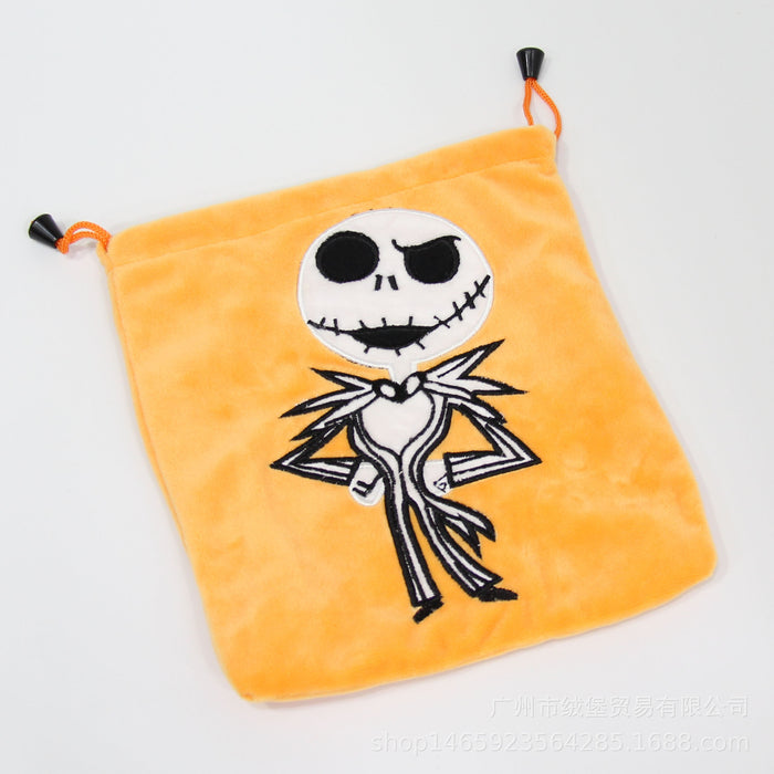 Wholesale Storage Bag Plush Cartoon Drawstring Halloween MOQ3 JDC-SB-rongb001