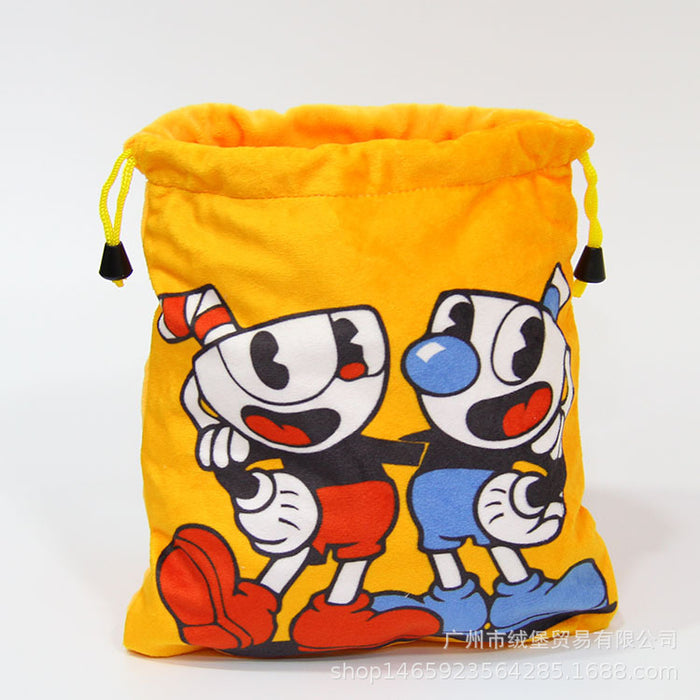 Wholesale Storage Bag Plush Cartoon Drawstring Halloween MOQ3 JDC-SB-rongb001