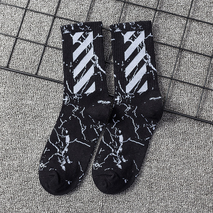 Jewelry WholesaleWholesale cotton men's and women's mid-length hip hop sports socks JDC-SK-RaoX001 Sock 饶兴 %variant_option1% %variant_option2% %variant_option3%  Factory Price JoyasDeChina Joyas De China