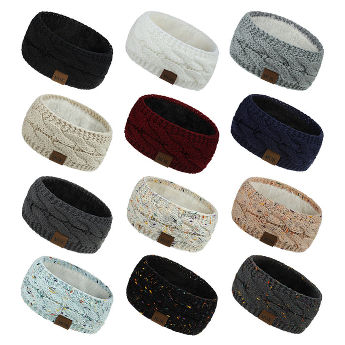 Wholesale Headband Acrylic Wool Thickening Winter Warm Knitting JDC-HD-XMi005