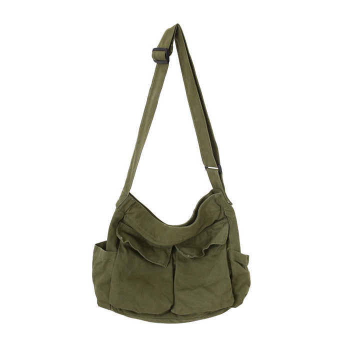 Wholesale Shoulder Bag Canvas Large Capacity Oblique Span JDC-SD-Zhibei008