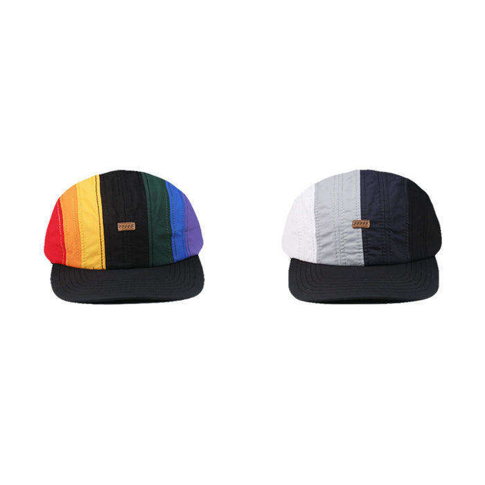 Wholesale drawstring hat rainbow color baseball cap JDC-FH-LongQ001