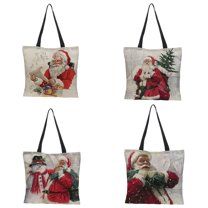 Wholesale printed cotton linen bag gift bag storage gift bag JDC-SD-QTu005