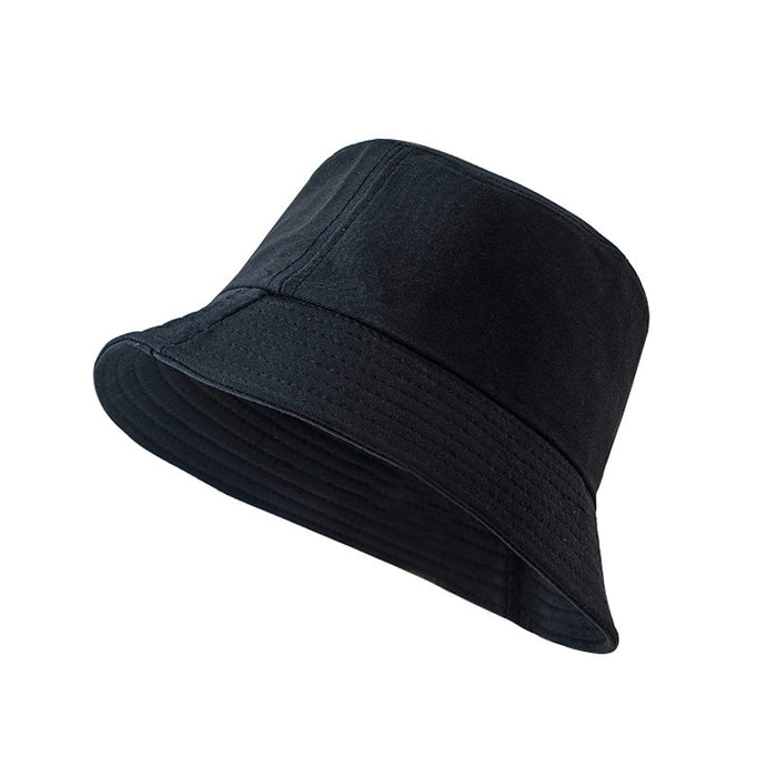 Wholesale Cotton Solid Color Parent-child Bucket Hat Flat Top Visor Hat JDC-FH-Muxia003