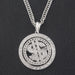 Jewelry WholesaleWholesale Hip Hop Rhinestone Dollar Rotary Alloy Necklace JDC-NE-MM001 Necklaces 慕名 %variant_option1% %variant_option2% %variant_option3%  Factory Price JoyasDeChina Joyas De China