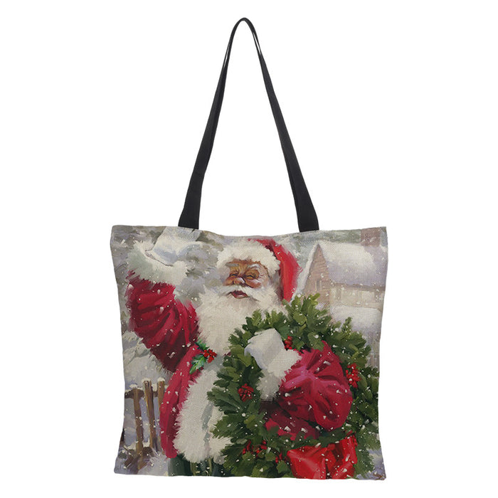 Wholesale printed cotton linen bag gift bag storage gift bag JDC-SD-QTu005