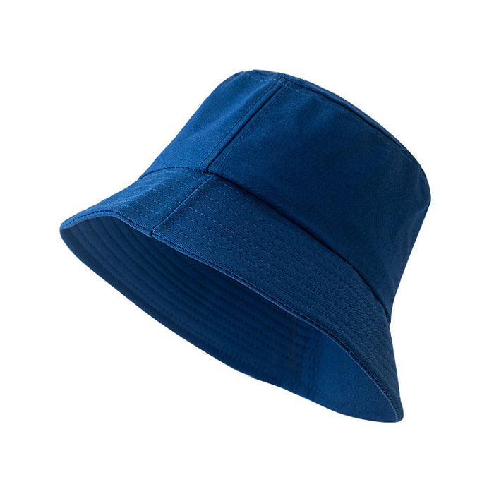 Wholesale Cotton Solid Color Parent-child Bucket Hat Flat Top Visor Hat JDC-FH-Muxia003