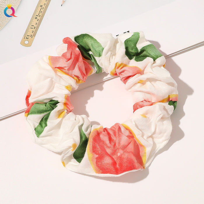 Jewelry WholesaleWholesale Fruit Flavor Cute Avocado Peach Hair Scrunchies JDC-HS-Qiyue001 Hair Scrunchies 奇阅 %variant_option1% %variant_option2% %variant_option3%  Factory Price JoyasDeChina Joyas De China