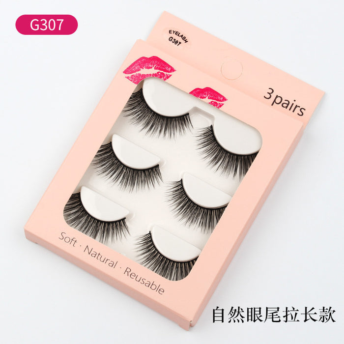 Jewelry WholesaleWholesale imitation mink false eyelashes JDC-EY-LanJL001 Eyelashes 蓝睛琳 %variant_option1% %variant_option2% %variant_option3%  Factory Price JoyasDeChina Joyas De China