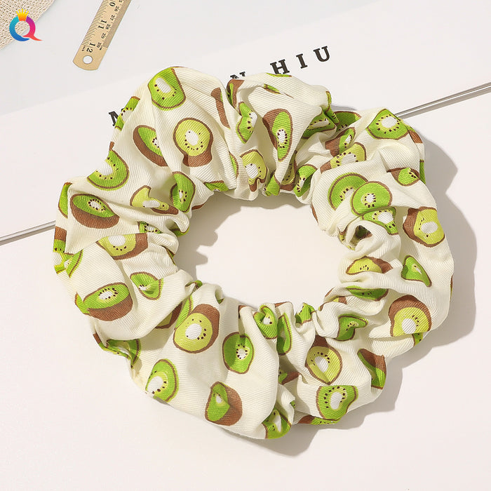 Jewelry WholesaleWholesale Fruit Flavor Cute Avocado Peach Hair Scrunchies JDC-HS-Qiyue001 Hair Scrunchies 奇阅 %variant_option1% %variant_option2% %variant_option3%  Factory Price JoyasDeChina Joyas De China