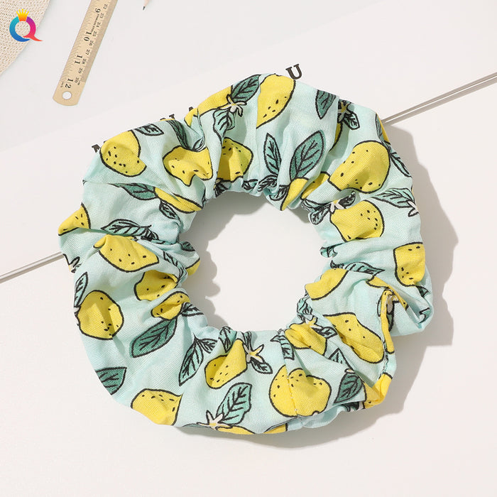 Jewelry WholesaleWholesale Fruit Flavor Cute Avocado Peach Hair Scrunchies JDC-HS-Qiyue001 Hair Scrunchies 奇阅 %variant_option1% %variant_option2% %variant_option3%  Factory Price JoyasDeChina Joyas De China