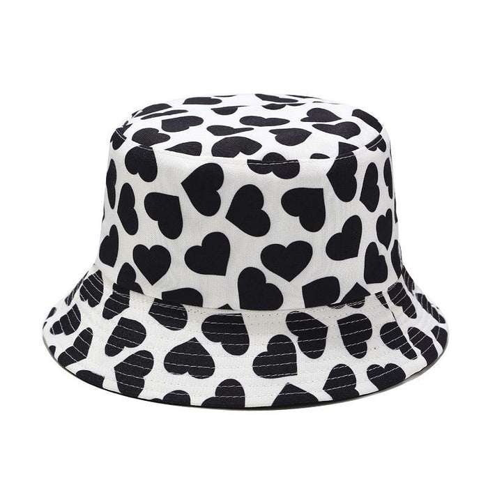 Wholesale cow pattern print bucket hat JDC-FH-LvYi015